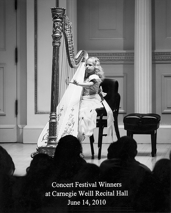 Alisa performing at Carnegie Hall in 2010